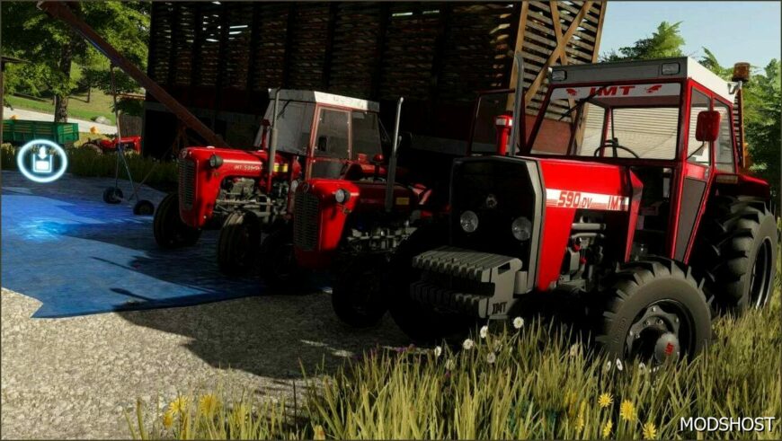 FS22 IMT Tractor Mod: 590 DV (Featured)