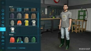 FS22 Mod: T-Shirt – J.O Paris 2024 (Image #2)