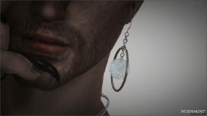 GTA 5 Player Mod: Pompom Earring (Image #2)