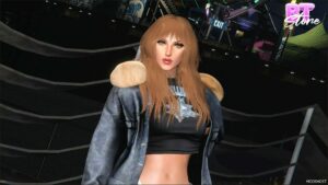 GTA 5 Player Mod: Karla Hair for MP Female (Image #2)