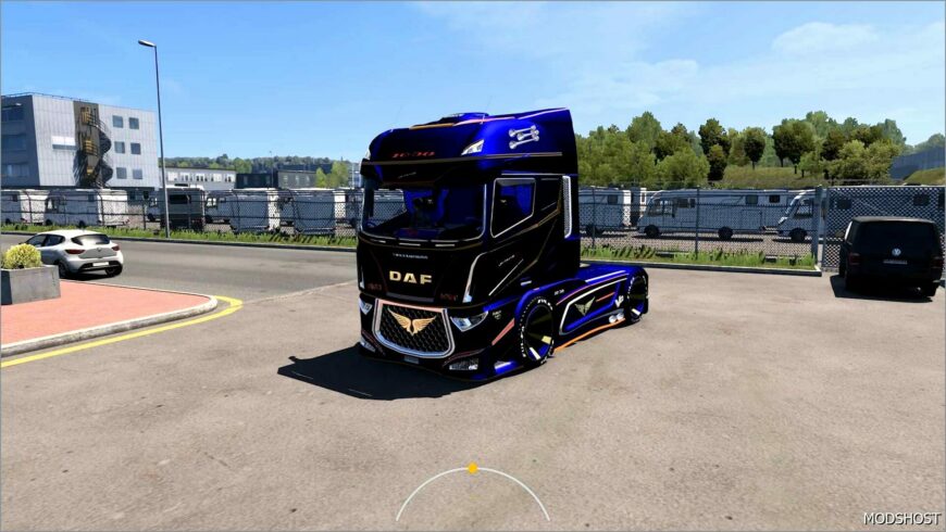 ETS2 DAF Truck Mod: EVO Wing V12 1.50.1 (Featured)