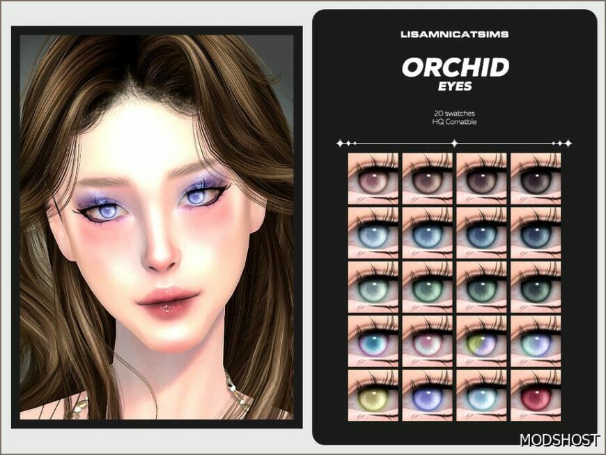 Sims 4 Mod: Orchid Eyes (Featured)