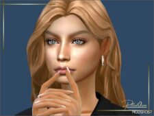 Sims 4 Female Accessory Mod: Jenna Earrings (Image #2)