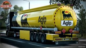 ETS2 Trailer Mod: SCS Fuel Cistern V1.4 (Image #2)