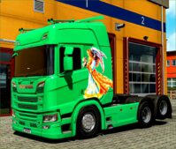 ETS2 Scania Mod: R NTG Angel Guard Skin 1.50 (Featured)