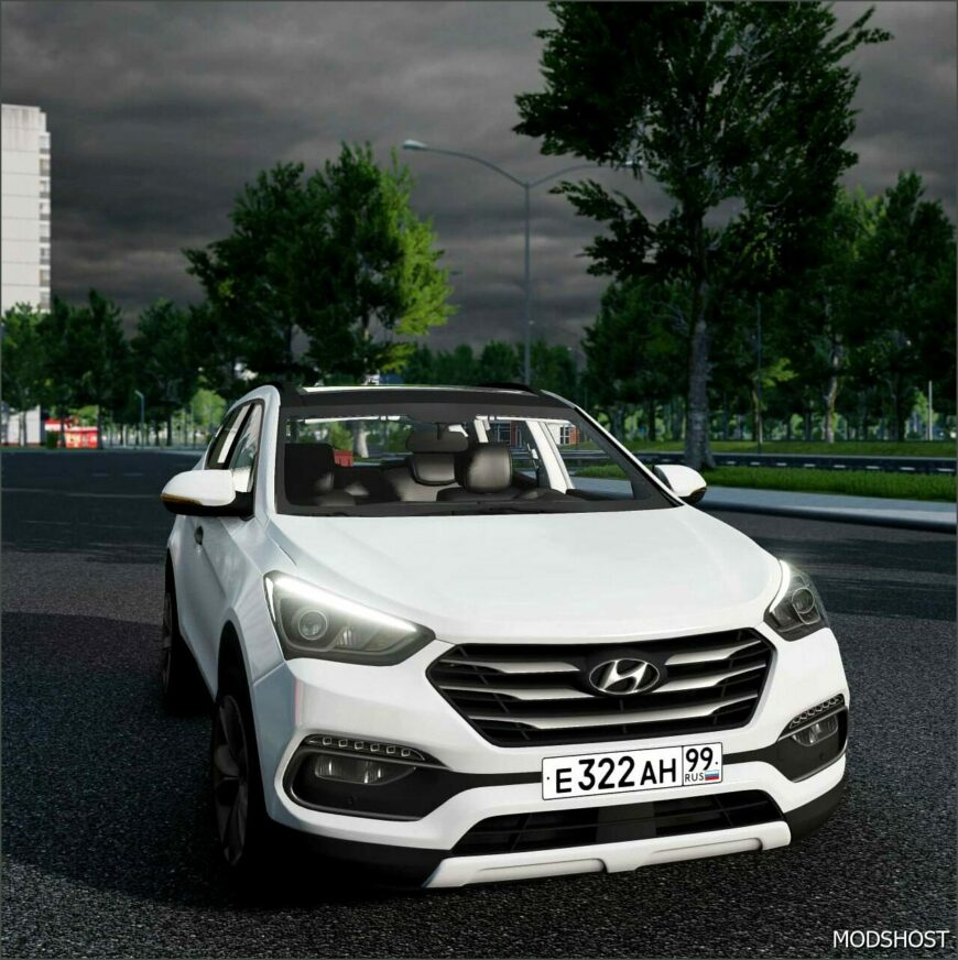 BeamNG Car Mod: Hyundai Santa Fe 0.32 (Featured)