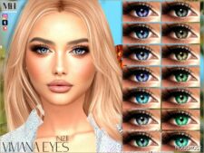 Sims 4 Mod: Viviana Eyes N211 (Featured)