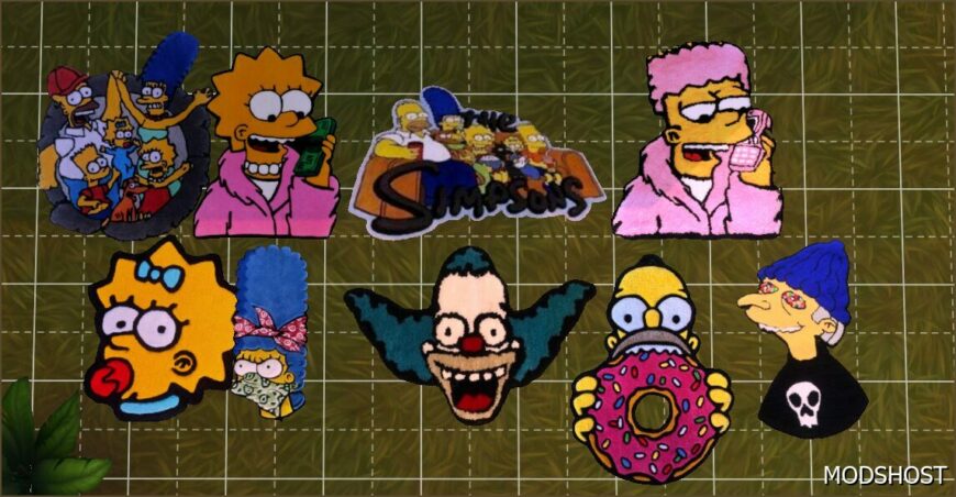 Sims 4 Object Mod: The Simpsons Rugs (Featured)