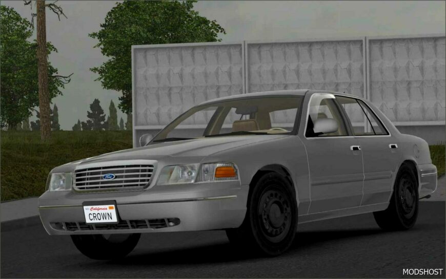 ETS2 Ford Car Mod: Crown Victoria 2012 V5.9 1.50 (Featured)