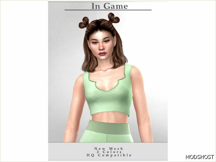 Sims 4 Adult Clothes Mod: Athletic Crop SET (Featured)