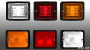 ETS2 Part Mod: Halogen & LED Lights for Trucks 1.50 (Image #3)