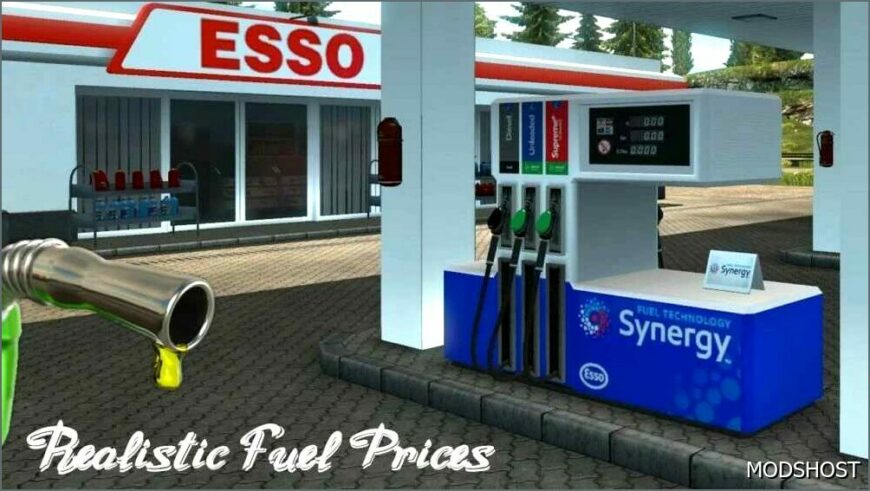 ETS2 Realistic Mod: Fuel Prices Week 30 2024 1.50 (Featured)