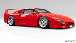 BeamNG Ferrari Car Mod: F40 W.I.P 0.32 (Featured)