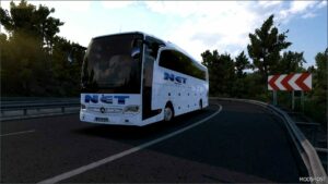 ETS2 Mercedes-Benz Skin Mod: Travegos 15 SHD NET Turizm 1.50 (Featured)