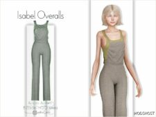 Sims 4 Elder Clothes Mod: Isabel Overalls – ACN 462 (Featured)