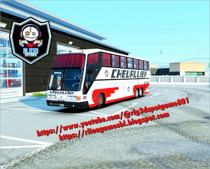 ETS2 Scania Bus Mod: Imeca GTR 19 Scania K113 1.50 (Featured)