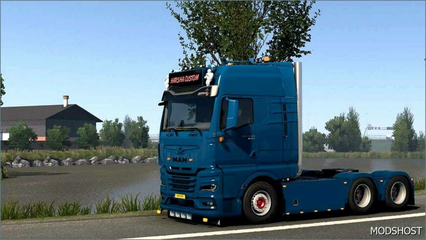ETS2 MAN Mod: Tuning Parts for MAN 2020 GX CAB V2.2 1.50 (Featured)