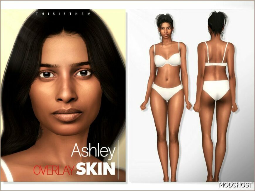 Sims 4 Female Skintone Mod: Ashley Skin Overlay (Featured)