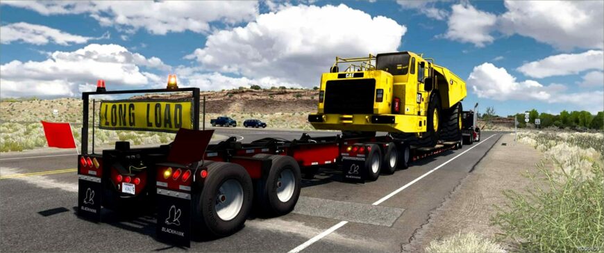 ATS Trailer Mod: Etnyre Black Hawk Lowboy V4.1 1.50 (Featured)