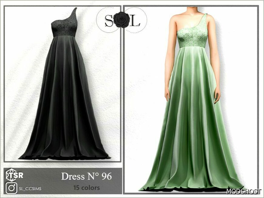 Sims 4 Teen Clothes Mod: Sl Dress #96 (Featured)