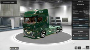 ETS2 DAF Truck Mod: EVO Wing V12 1.50.2 (Image #2)