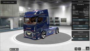 ETS2 DAF Truck Mod: EVO Wing V12 1.50.2 (Image #4)