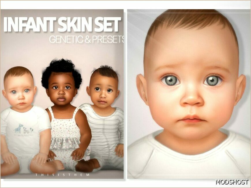 Sims 4 Skintone Mod: Infant Skin N13 (Featured)