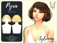 Sims 4 Female Mod: Pyra Hairstyle (Featured)