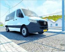 ETS2 Mercedes-Benz Car Mod: Sprinter 1.50 (Featured)