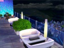 Sims 4 House Mod: Stargazer BAR (NO CC) (Image #6)