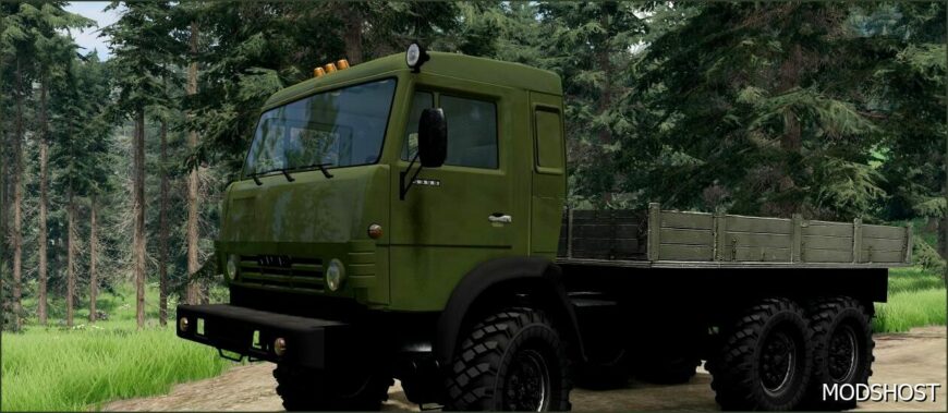 BeamNG KamAZ Truck Mod: -4310/5350 0.32 (Featured)