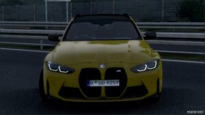 ETS2 BMW Car Mod: M3 G80 Touring 2023 V2.5 (Featured)