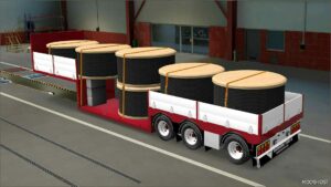 ETS2 Mod: Well Flatbed Trailer 1.50 (Image #3)