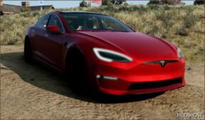 BeamNG Tesla Car Mod: Model S Fixed 32 Config 0.32 (Featured)
