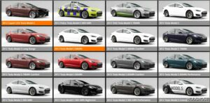 BeamNG Tesla Car Mod: Model S Fixed 32 Config 0.32 (Image #5)