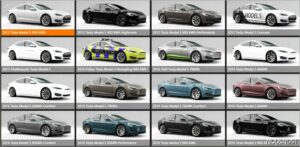 BeamNG Tesla Car Mod: Model S Fixed 32 Config 0.32 (Image #6)