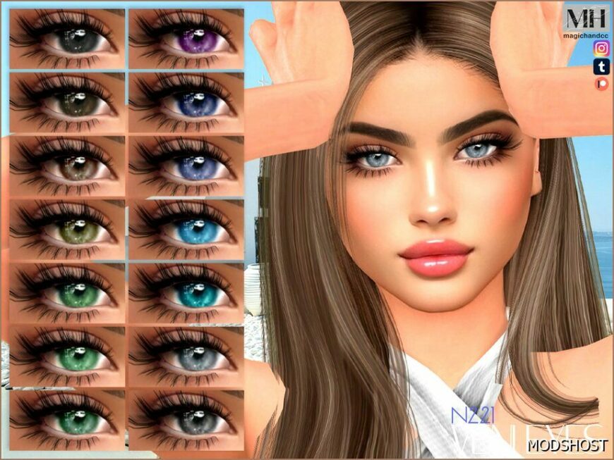 Sims 4 Female Mod: Veni Eyes N221 (Featured)