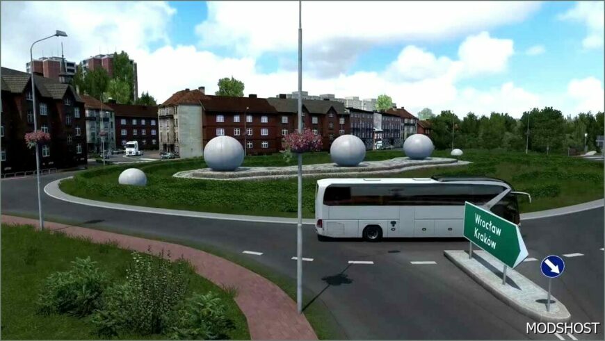 ETS2 Poland Map Mod: Silesia Rebuild in Poland NO PR V1.6.0 (Featured)