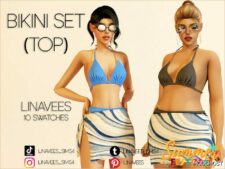 Sims 4 Female Clothes Mod: Kylie – Bikini SET (Image #2)