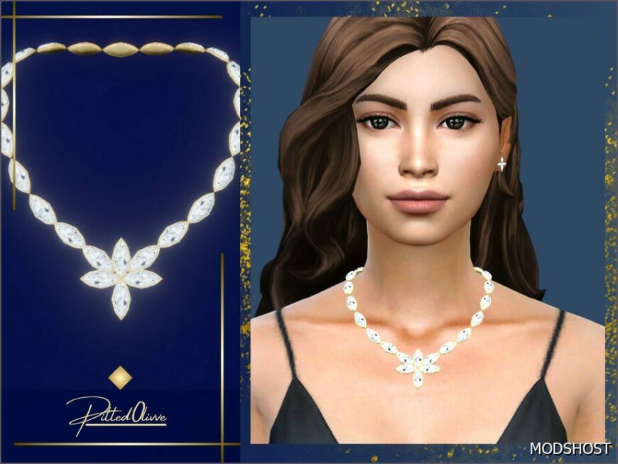 Sims 4 Female Accessory Mod: Orla Necklace (Featured)