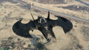 GTA 5 Aircraft Mod: 1989 Batwing Add-On (Featured)