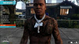 GTA 5 Player Mod: Antisocial Cbfw Chain for Franklin (Image #4)