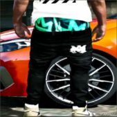 GTA 5 Player Mod: Saggy Amari Jeans for MP Male (Image #2)