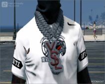 GTA 5 Player Mod: YSL Chain for MP Male V2.0 (Image #3)