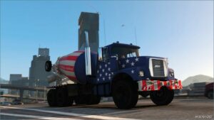 GTA 5 Vehicle Mod: Brute Mixer Classic / Tipper-Based Mixer Add-On | Replace | Liveries | Template | Sounds V1.4 (Image #2)