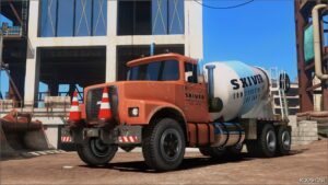 GTA 5 Vehicle Mod: Brute Mixer Classic / Tipper-Based Mixer Add-On | Replace | Liveries | Template | Sounds V1.4 (Image #5)