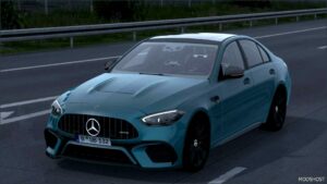 ETS2 Mercedes-Benz Car Mod: Mercedes-Amg C63 S E Performance 2024 V1.1 (Image #2)