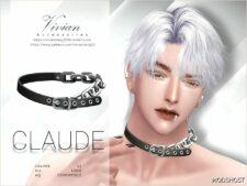 Sims 4 Accessory Mod: Claude – Choker (Featured)