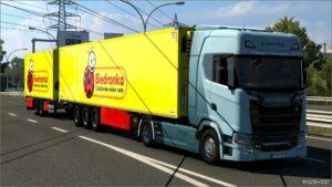 ETS2 Schmitz Mod: Skin Biedronka Schmitz Cargobull S.KO Cool 31 07 2024 1.50 (Image #4)