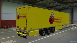 ETS2 Schmitz Mod: Skin Biedronka Schmitz Cargobull S.KO Cool 31 07 2024 1.50 (Image #7)